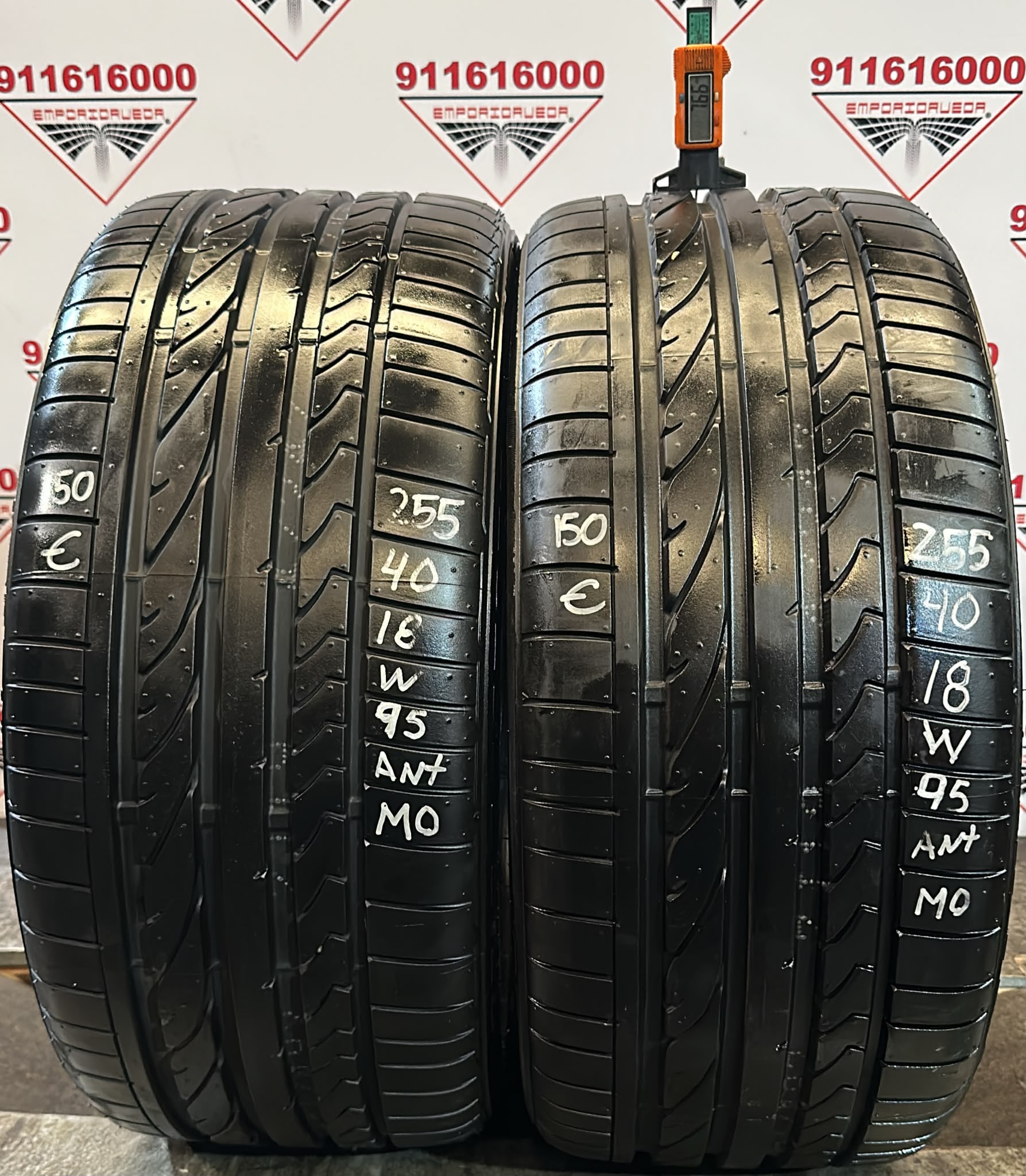 BRIDGESTONE TURANZA ER31 USADO  255/40 R18 95 W